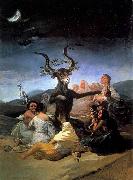 Francisco de goya y Lucientes Witches- Sabbath oil painting
